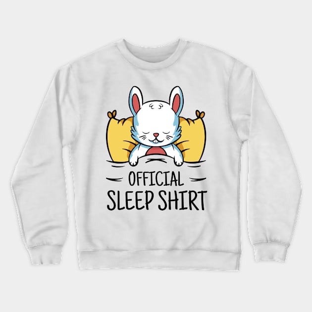 Official Sleep Shirt Crewneck Sweatshirt by NobleTeeShop